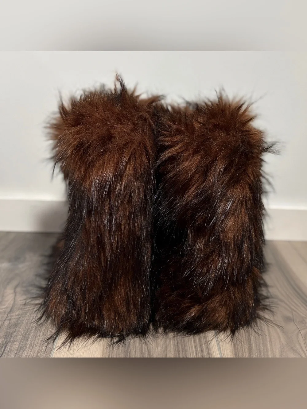 🤎 SKIMS Faux Fur Boot | Cocoa | Size 36 | NWT 🧸✨